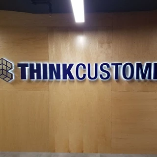 Think Customer Logo Sign