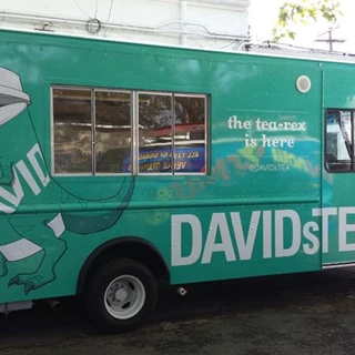 Davids Tea Food Truck Wrap