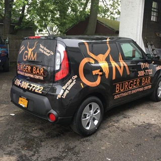 GM Burger Bar Car Wrap
