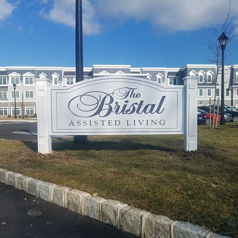 Post & Panel Carved Signs 
The Bristal Jericho NY