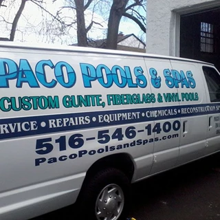 Paco Pools Van Graphics